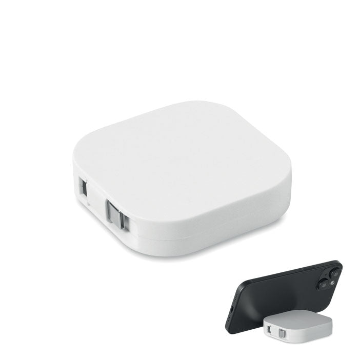 LINEA 100 Einziehbares Ladekabel 100W – Weiß
