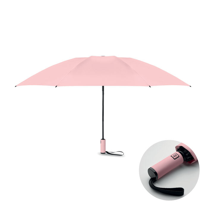 AGUMBE 23" Regenschirm – Babyrosa