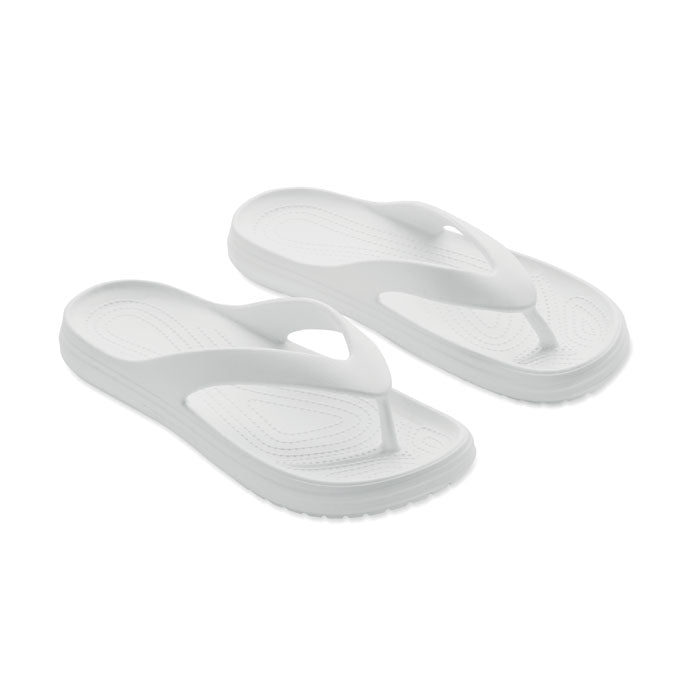 EVASLIP Zehensandalen Größe 42/43 – Weiß