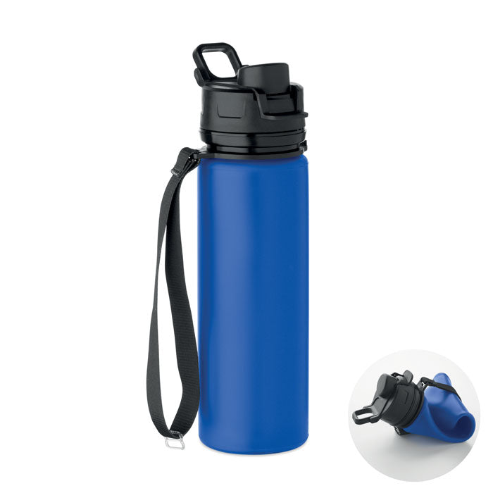LETT Faltbare Sportflasche Silikon – Königsblau