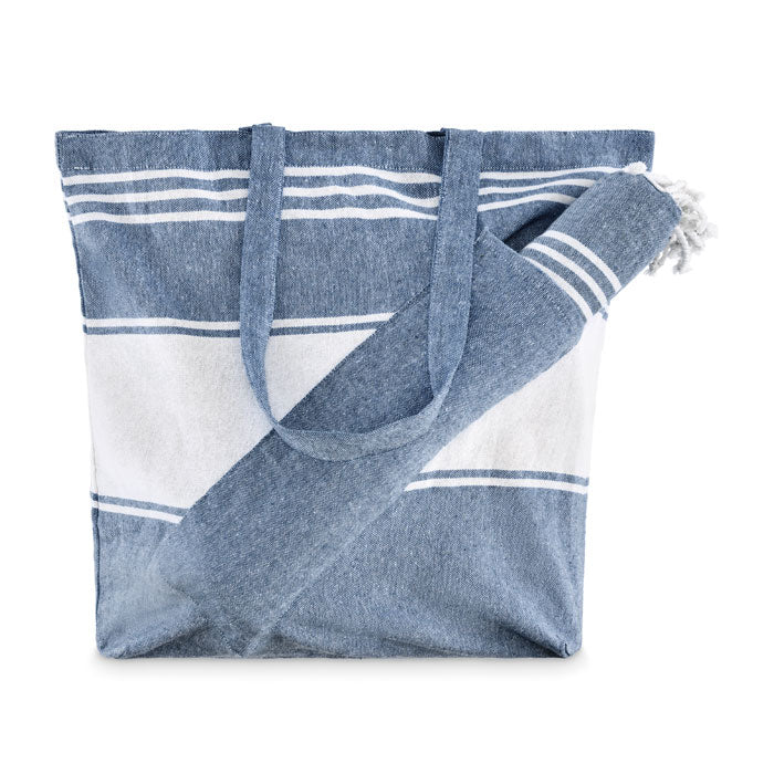 HUMMUM Hamamtuch-Set – Blau