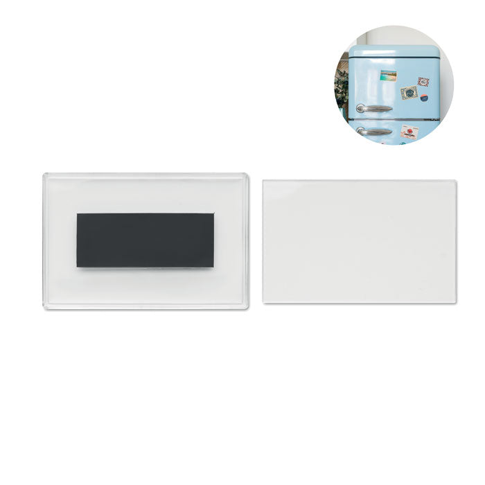 MAGME Acryl-Fotomagnet rechteckig – Transparent