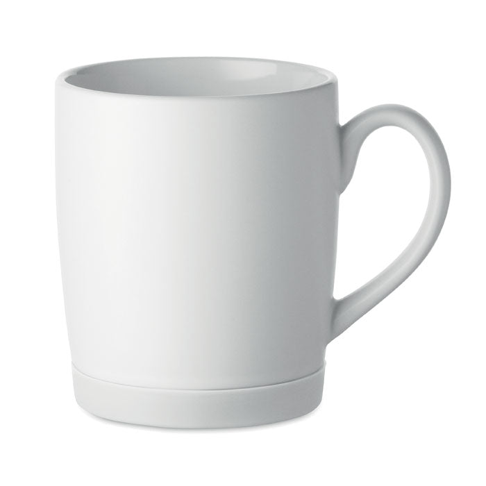 SILBASE Keramikbecher 300 ml – Weiß