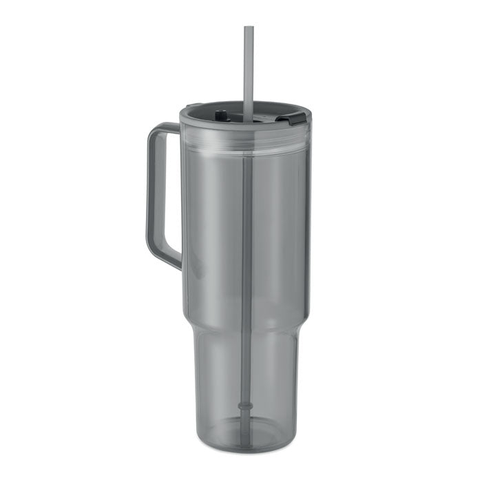 MUGORA Trinkbecher RPET 1200ml – Transparent Grau