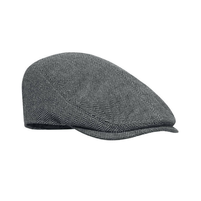 BLIND PEAK Newsboy-Kappe 335 g/m² – Grau