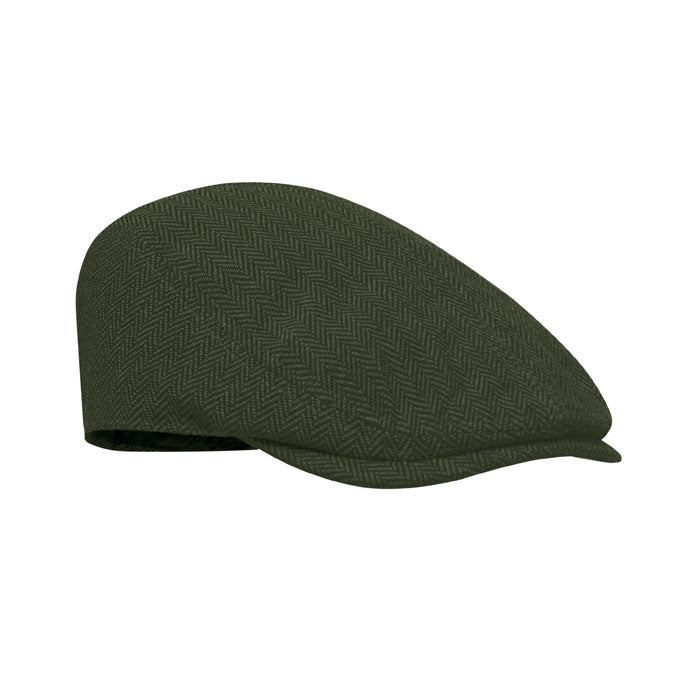 BLIND PEAK Newsboy-Kappe 335 g/m² – Dunkelgrün