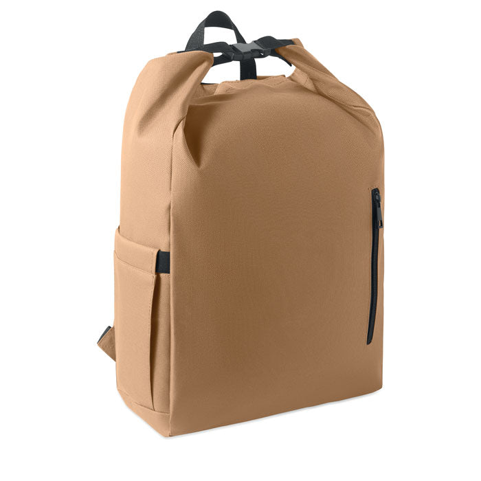 UNITON 15'' Rolltop-Laptop-Rucksack – Khaki
