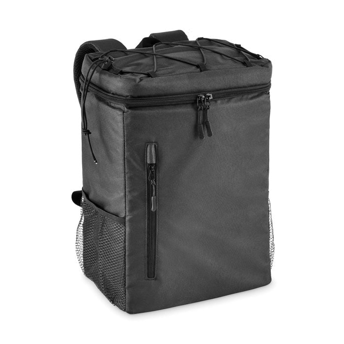 MAFRIO Kühlrucksack 600D RPET – Schwarz