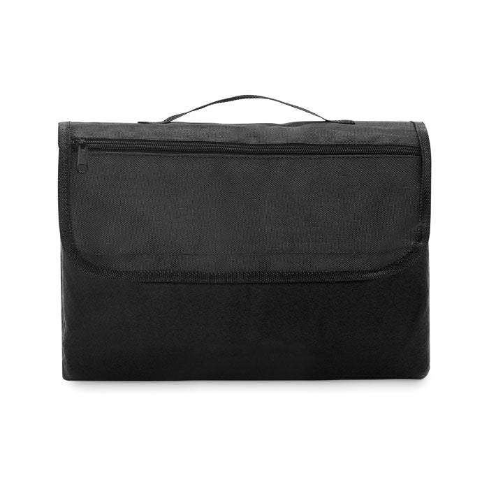 COSTA Picknickdecke RPET-Fleece – Schwarz
