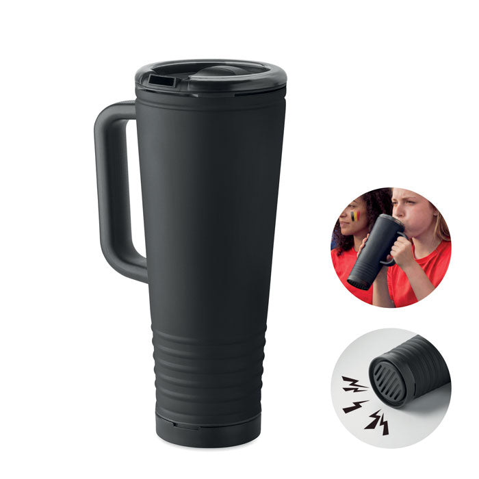 HOWLER CUP Doppelwandiger Becher 700ml – Schwarz