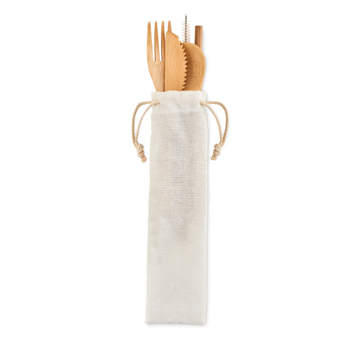 SETSTRAW Besteck-Set Bambus