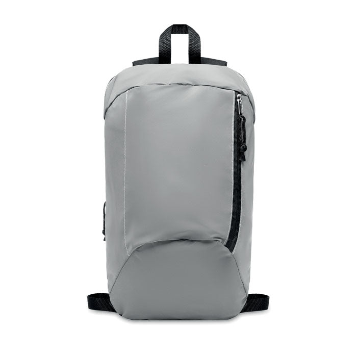 VISIBACK Reflektierender Rucksack 600D – Mattsilber