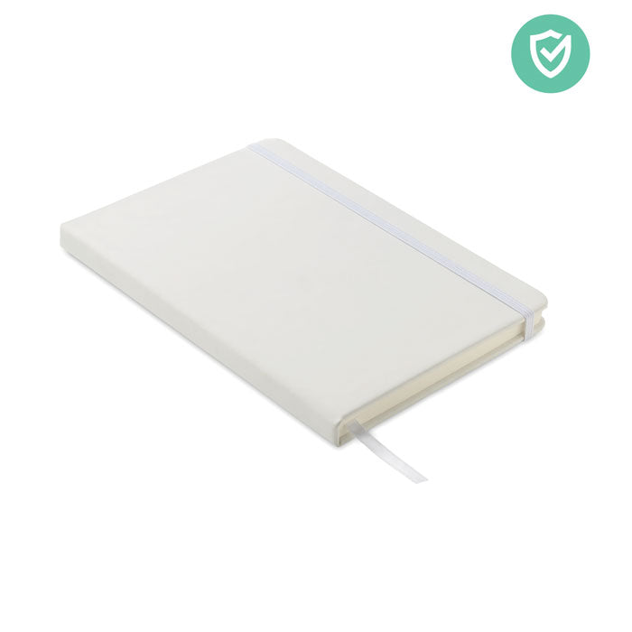 ARCO CLEAN Antibakterielles A5 Notizbuch – Weiß