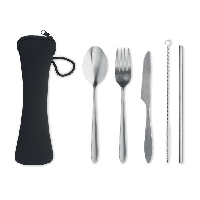 5 SERVICE Besteck-Set Edelstahl