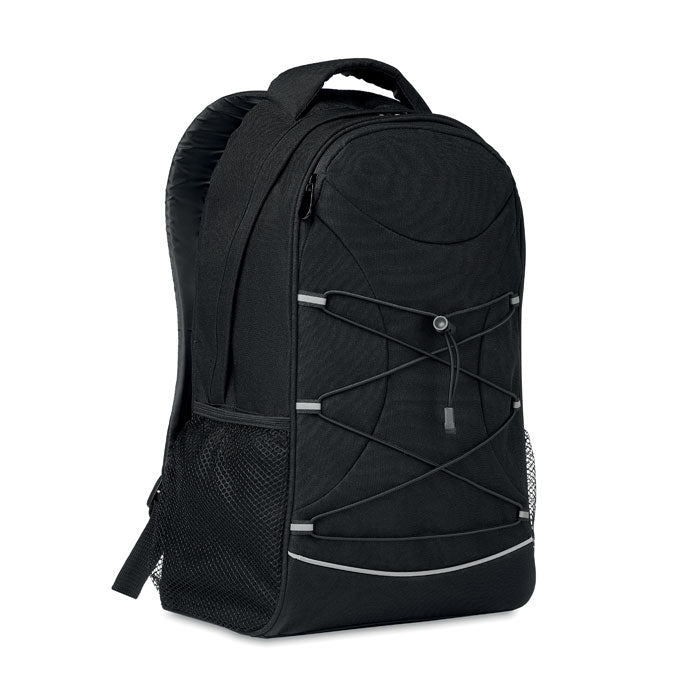 MONTE LOMO Rucksack 600D RPET – Schwarz