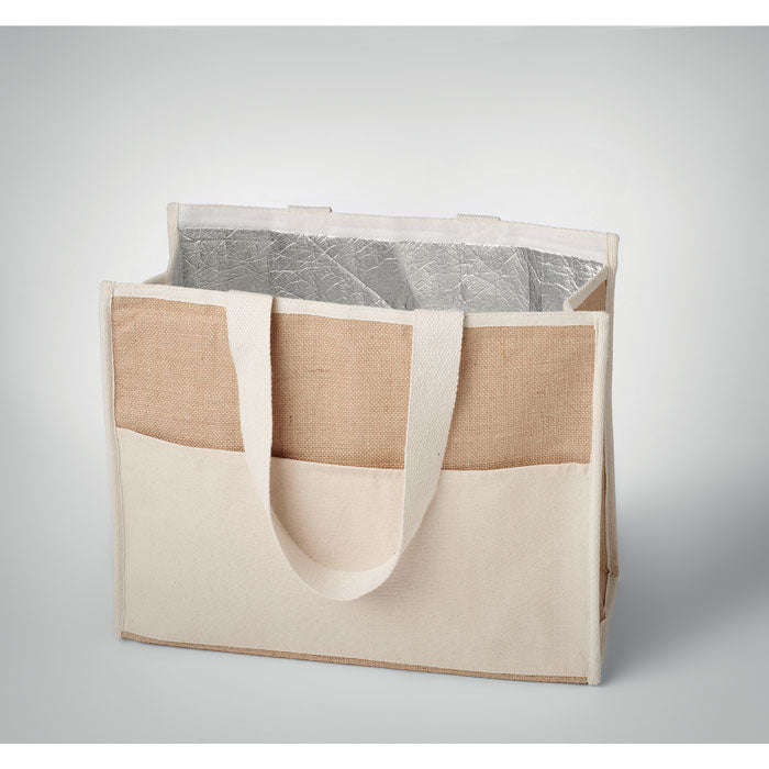 CAMPO DE GELI Jute-Canvas Shopping Tasche