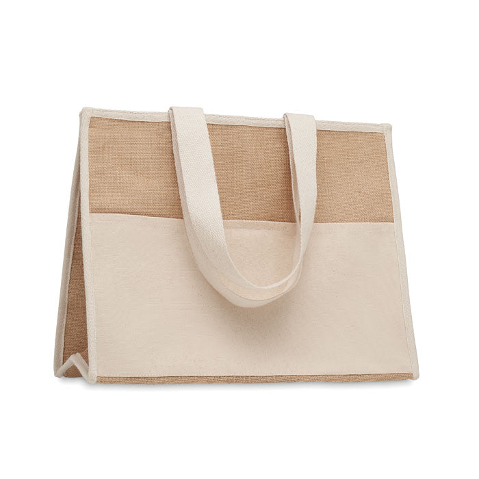 CAMPO DE GELI Jute-Canvas Shopping Tasche