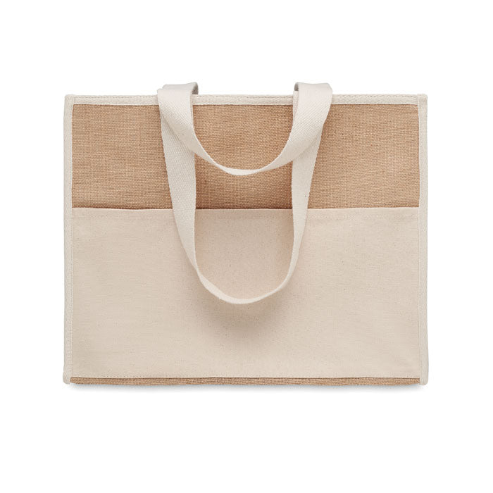 CAMPO DE GELI Jute-Canvas Shopping Tasche