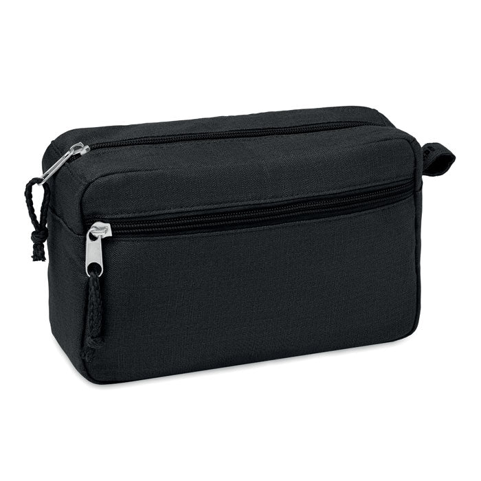 NAIMA COSMETIC Hanf Kosmetiktasche 200g/m² – Schwarz