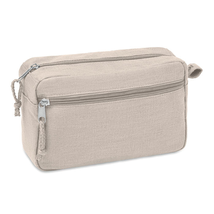 NAIMA COSMETIC Hanf Kosmetiktasche 200g/m² – Beige