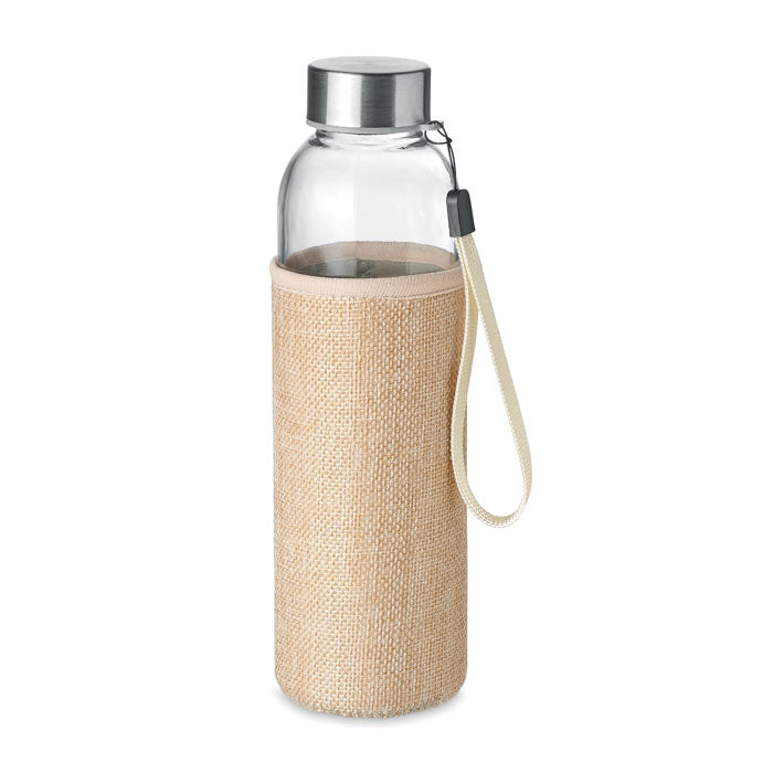 UTAH TOUCH Trinkflasche Glas 500ml – Beige