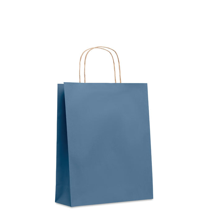 PAPER TONE M Papiertüte, medium 90 g/m² – Blau