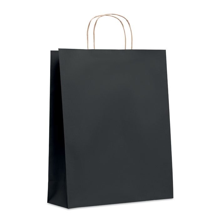PAPER TONE L Papiertüte, groß 90 g/m² – Schwarz