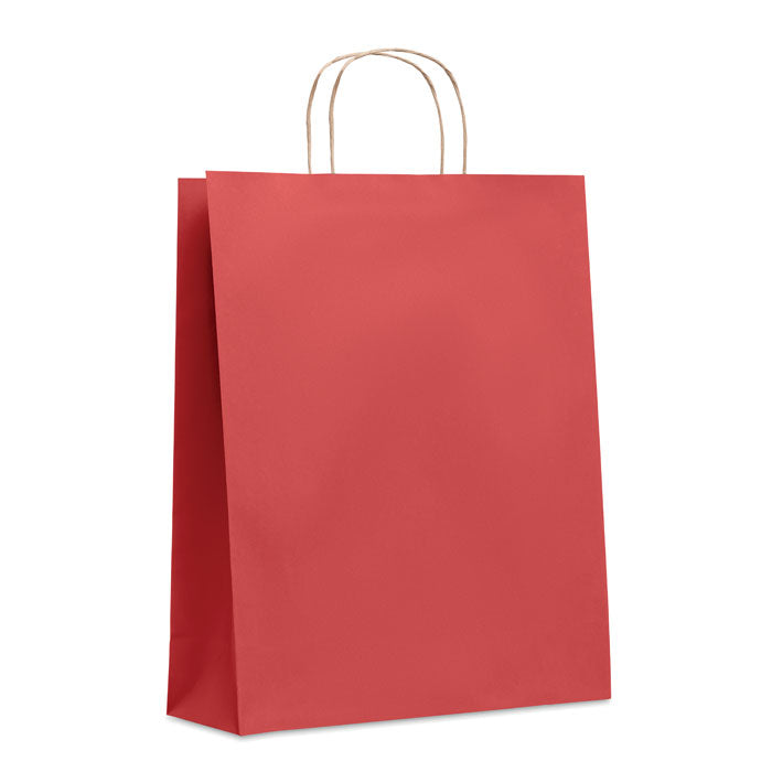 PAPER TONE L Papiertüte, groß 90 g/m² – Rot