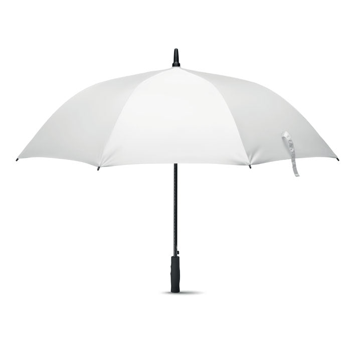 GRUSA Regenschirm mit ABS Griff – Weiß