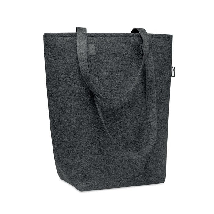 TASLO Shopping Tasche RPET-Filz – Steingrau