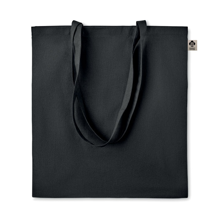 ZIMDE COLOUR Organic-Cotton Einkaufstasche – Schwarz