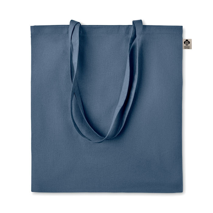 ZIMDE COLOUR Organic-Cotton Einkaufstasche – Blau