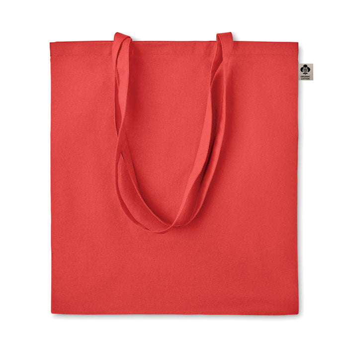 ZIMDE COLOUR Organic-Cotton Einkaufstasche – Rot