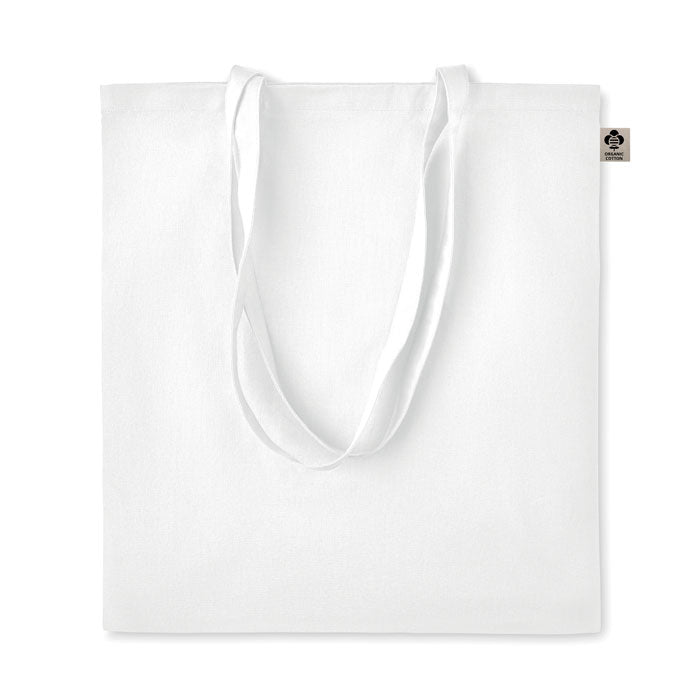 ZIMDE COLOUR Organic-Cotton Einkaufstasche – Weiß