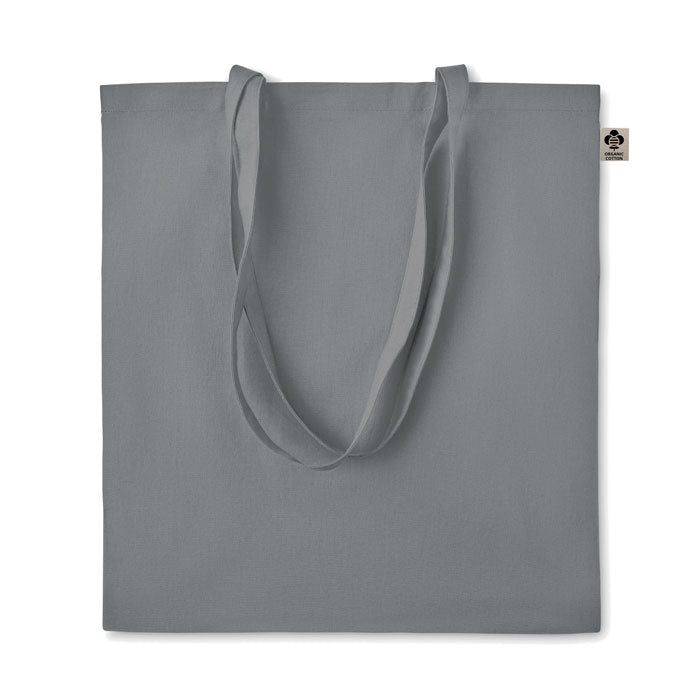ZIMDE COLOUR Organic-Cotton Einkaufstasche – Grau