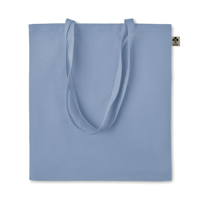 ZIMDE COLOUR Organic-Cotton Einkaufstasche – Babyblau