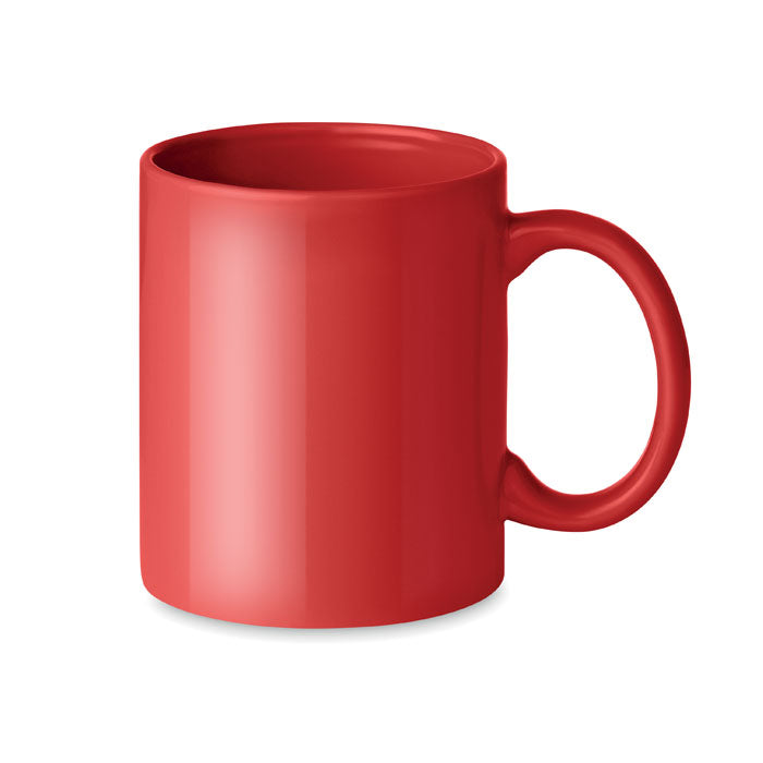 DUBLIN TONE Keramik Kaffeebecher 300ml – Rot