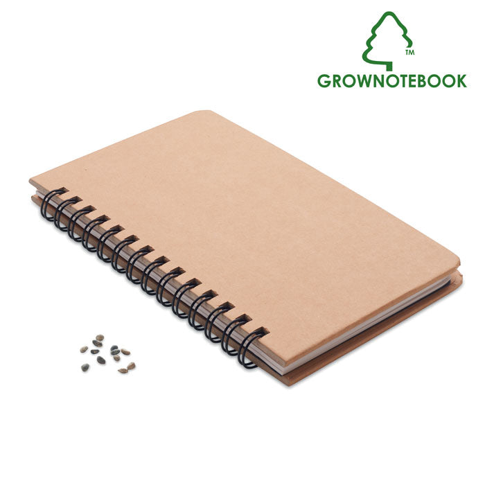 GROWNOTEBOOK™ Notizbuch Kiefersamen – Beige