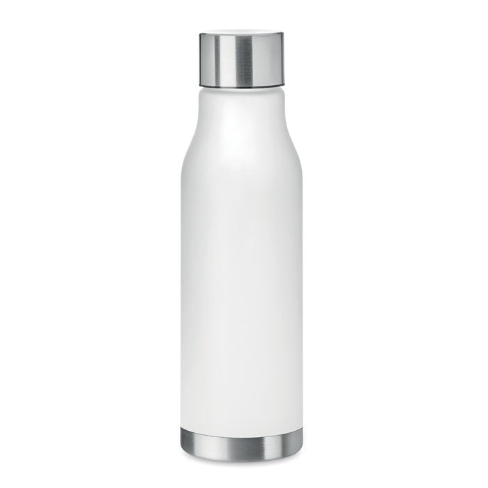 GLACIER RPET Trinkflasche RPET 600ml – Transparent Weiß