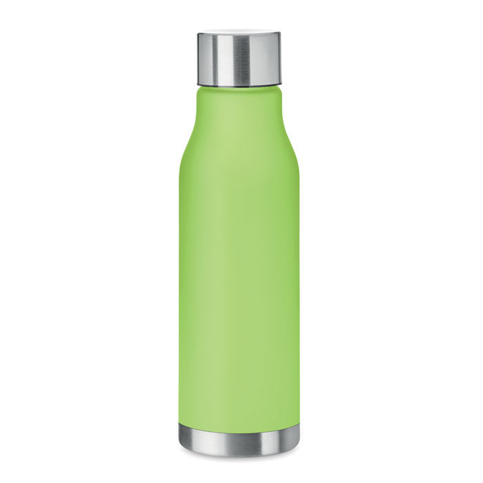GLACIER RPET Trinkflasche RPET 600ml – Transparent Limettengrün