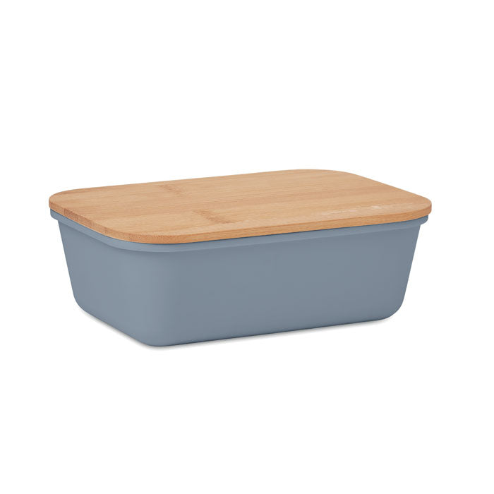 THURSDAY Lunchbox mit Bambus-Deckel – Petrol