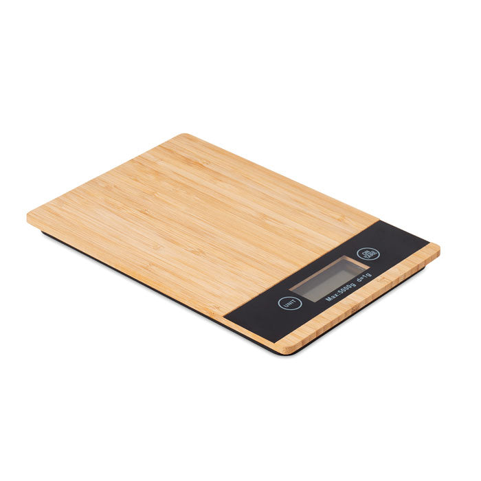 PRECISE Digitale Küchenwaage Bambus – Holz