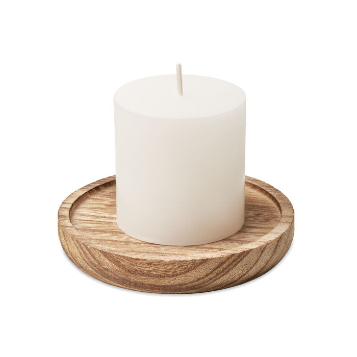 PENTAS Kerze mit Halter – Holz