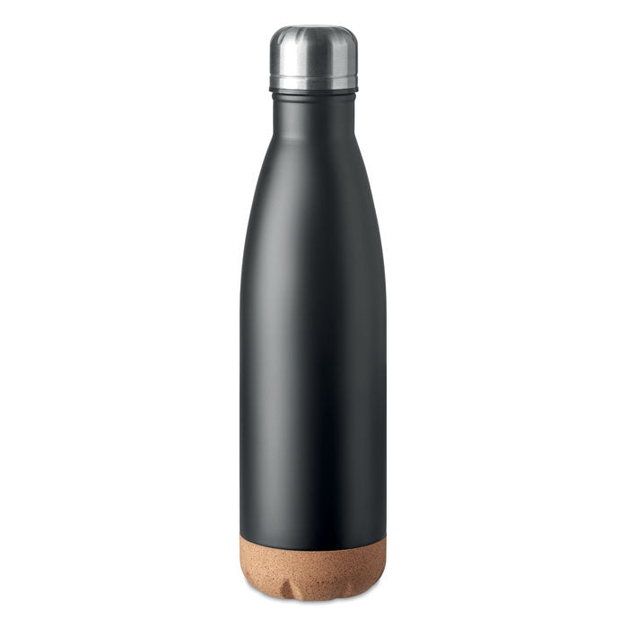 ASPEN CORK Doppelwandige Isolierflasche – Schwarz