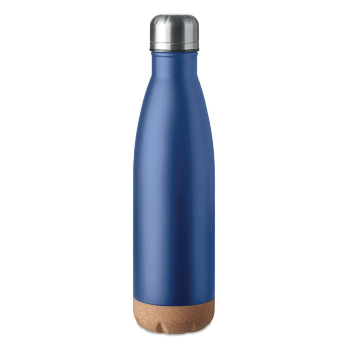ASPEN CORK Doppelwandige Isolierflasche – Blau