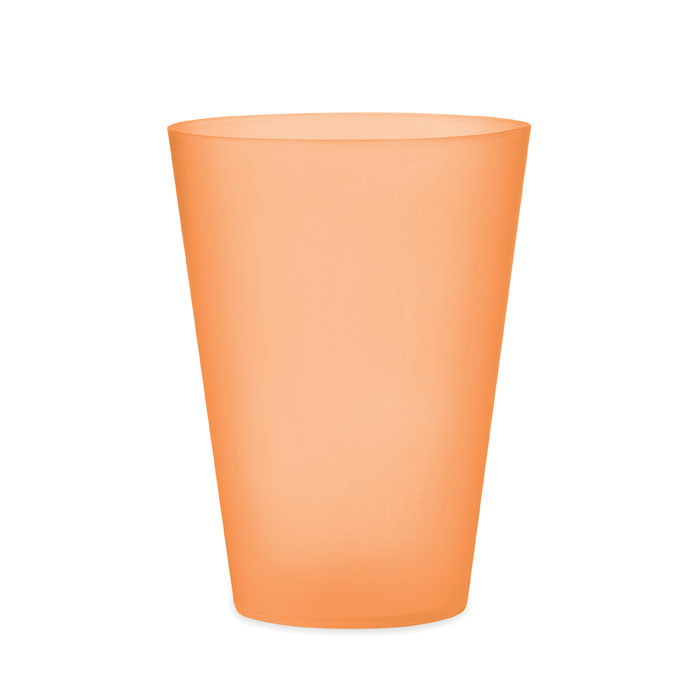 FESTA Wiederverwendbarer Becher 300ml – Transparent Orange