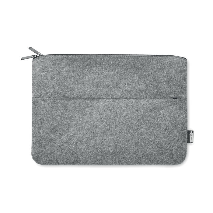 TOPLO Laptoptasche RPET-Filz – Grau