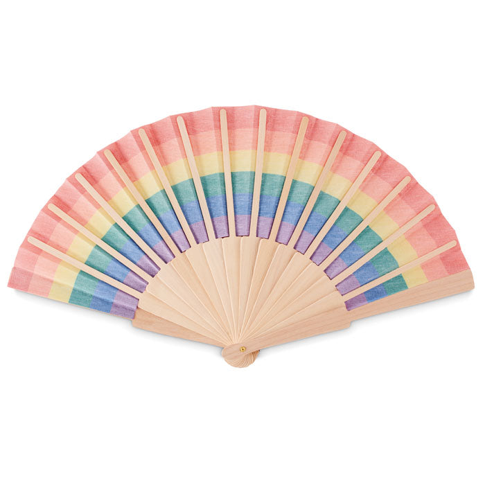 BOWFAN Fächer regenbogenfarbig