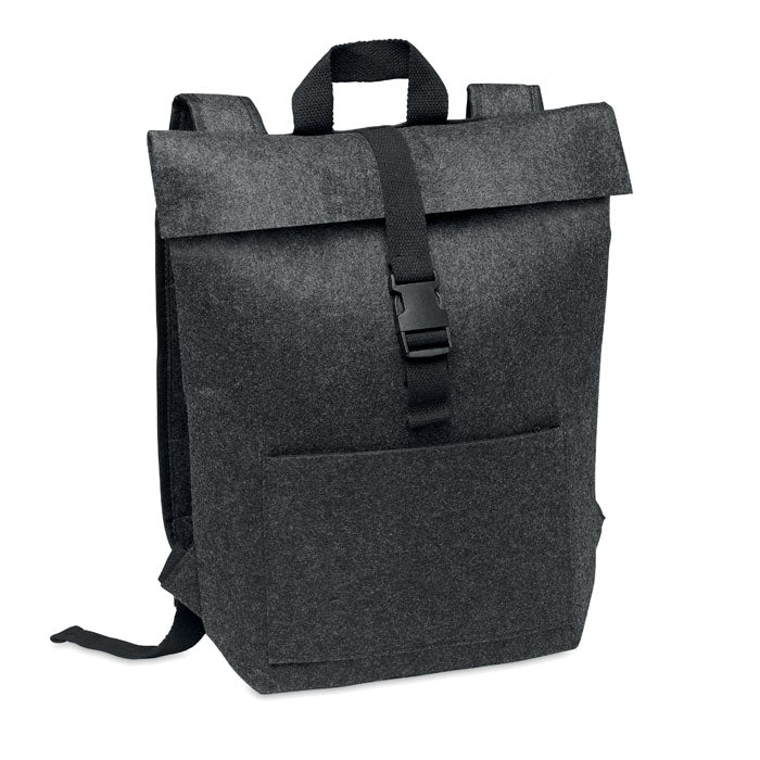 INDICO PACK Rucksack RPET-Filz – Steingrau