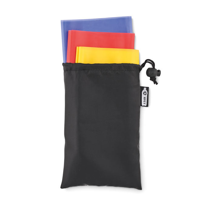 TOP FIT Fitnessbänder 3er Set TPE – Schwarz